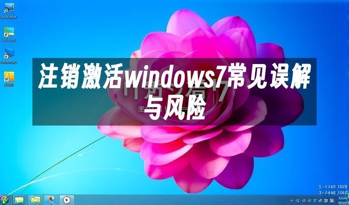 注销激活windows7常见误解与风险