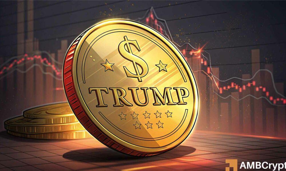 如果这一支持失败，特朗普官方代币可能会下跌 13%