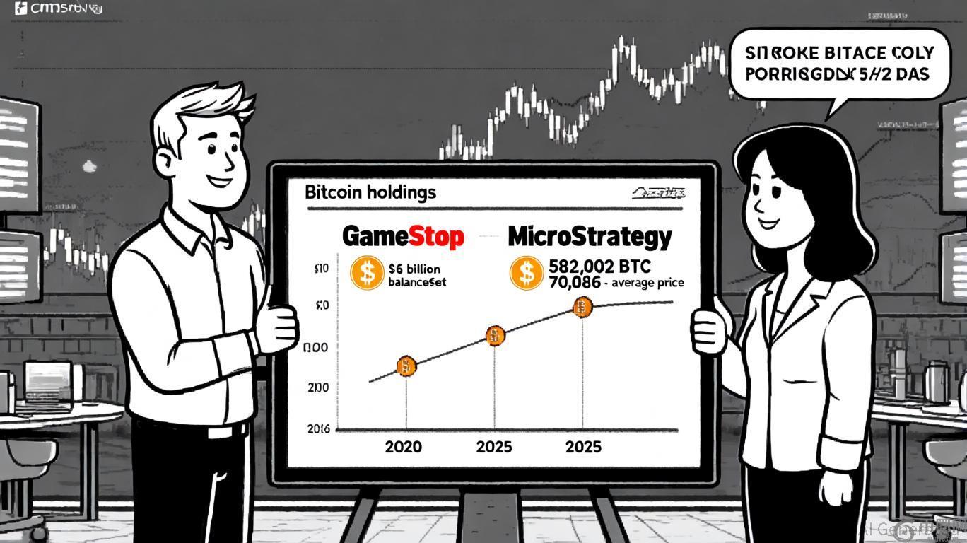 GameStop 的比特币策略：零售驱动的加密策略 vs. MicroStrategy 的全力以赴策略