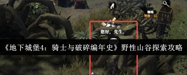 地下城堡4：骑士与破碎编年史 野性山谷探索攻略