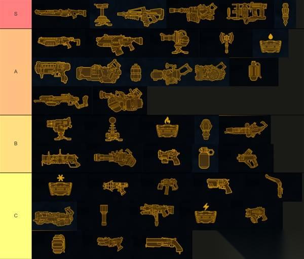 深岩银河幸存者 武器强度排行榜