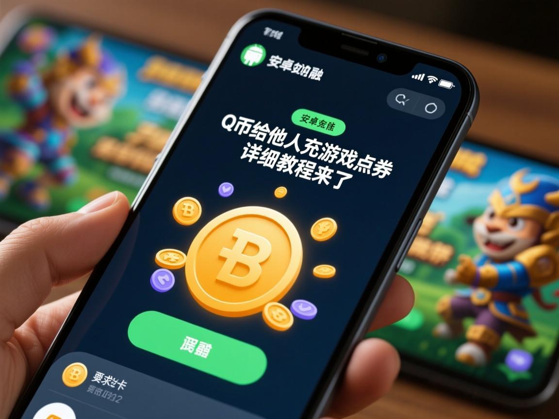 安卓手机如何用Q币给他人充值游戏点券？详细教程来了