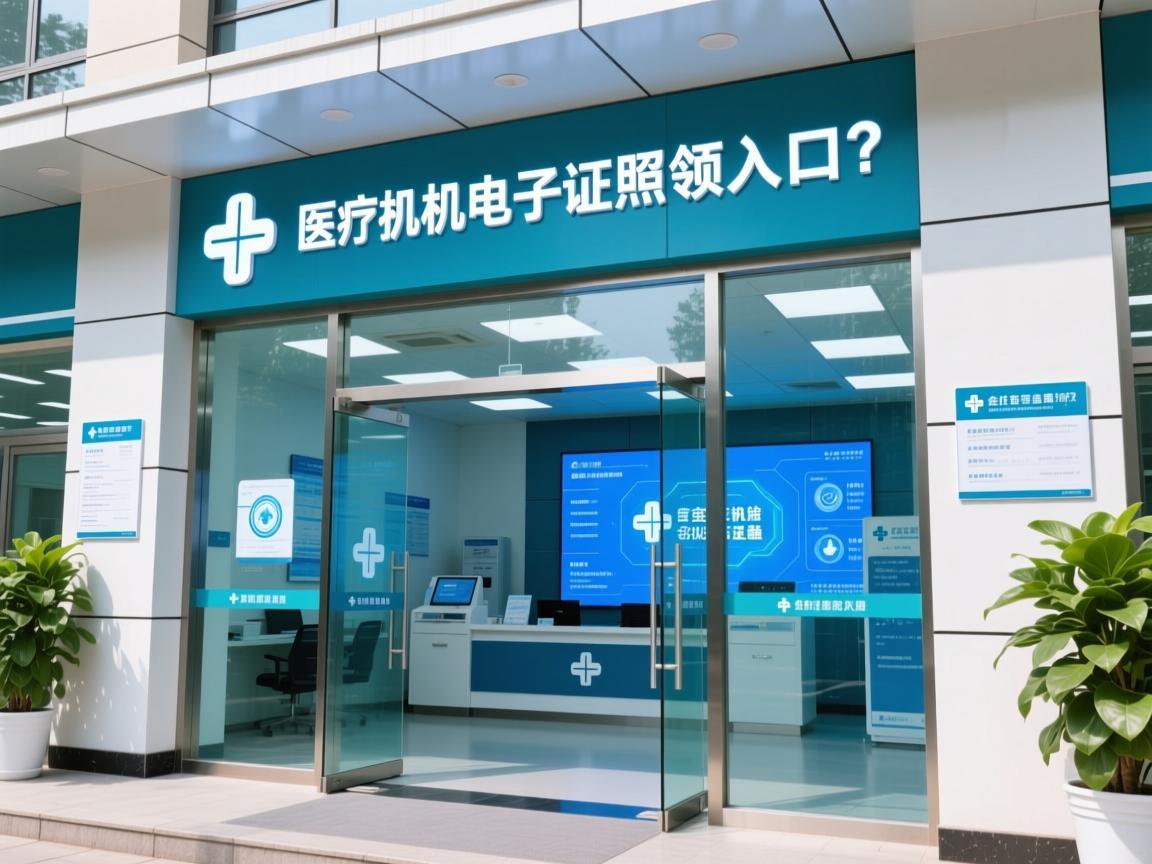 医疗机构电子证照申领入口