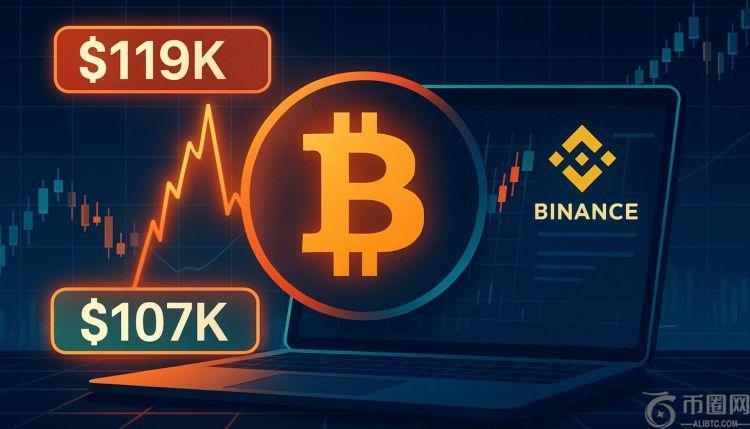 比特币被困币安：10.7 万美元和 11.9 万美元之间的争夺愈演愈烈