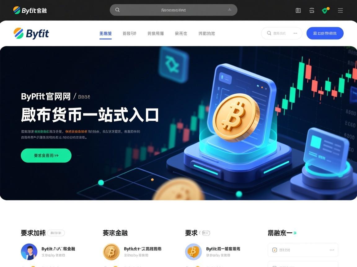 Bybit官网页面，专业加密货币交易的一站式入口