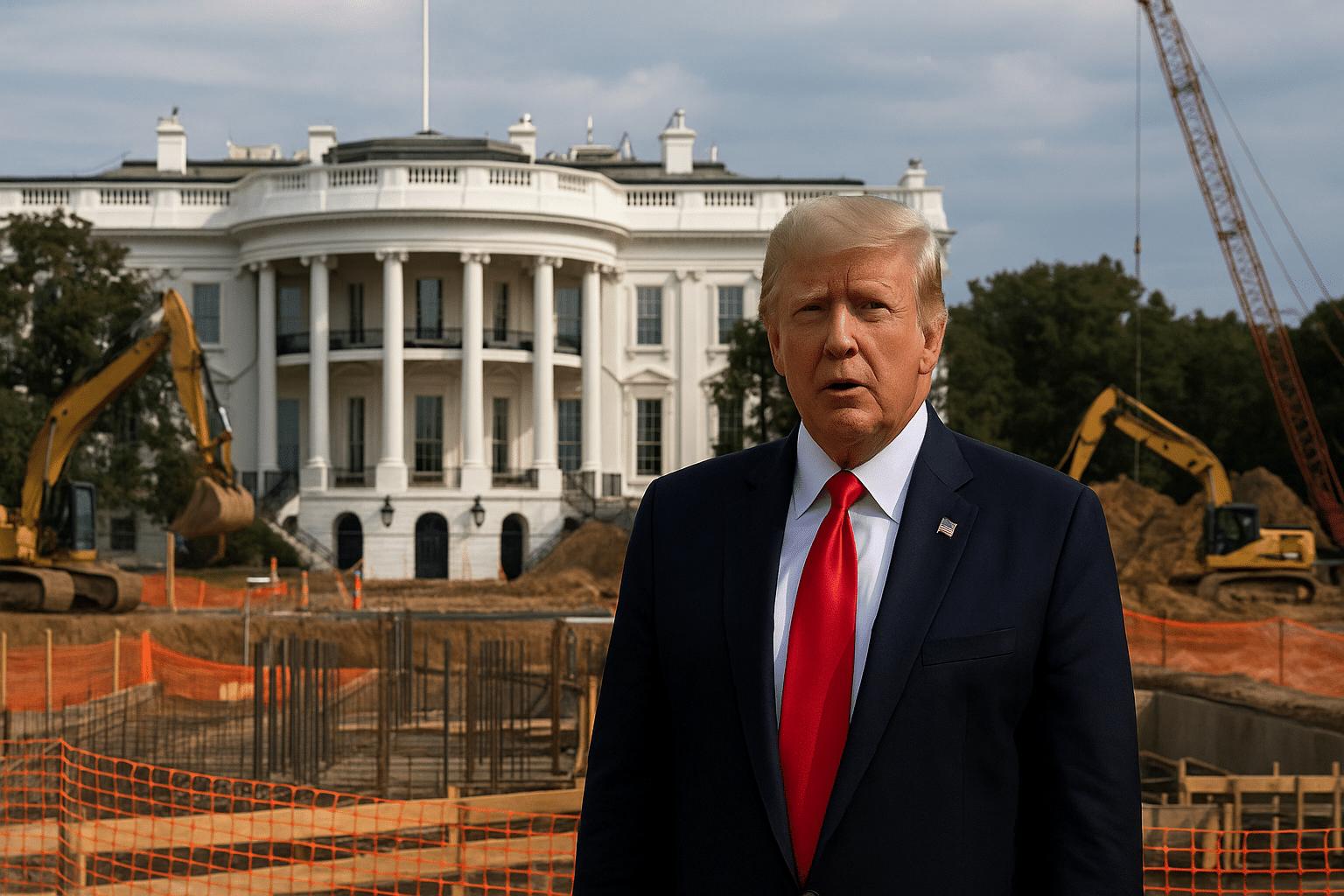 Ripple、Coinbase 和 Tether 支持特朗普斥资 3 亿美元打造奢华白宫宴会厅