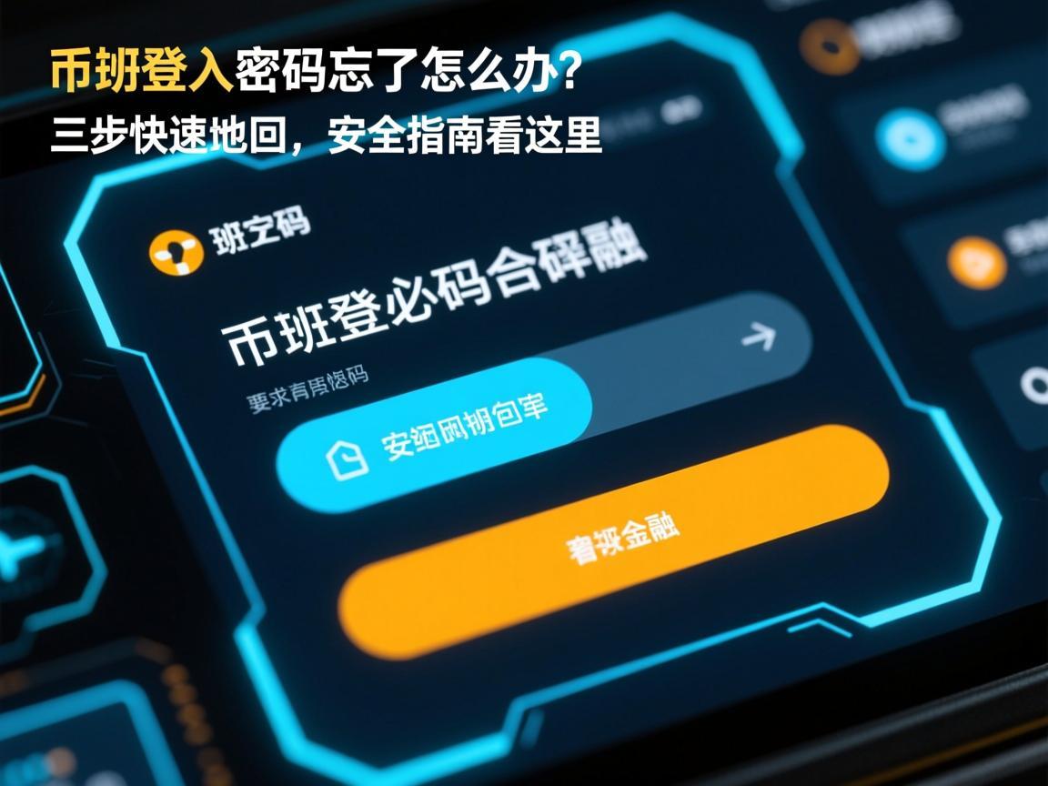 币安登入密码忘了怎么办 三步快速找回，安全指南看这里