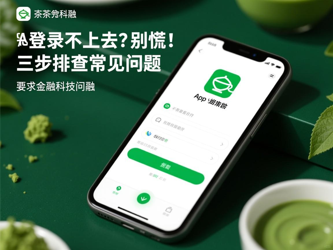 抹茶App登录不上去 别慌！三步排查常见问题