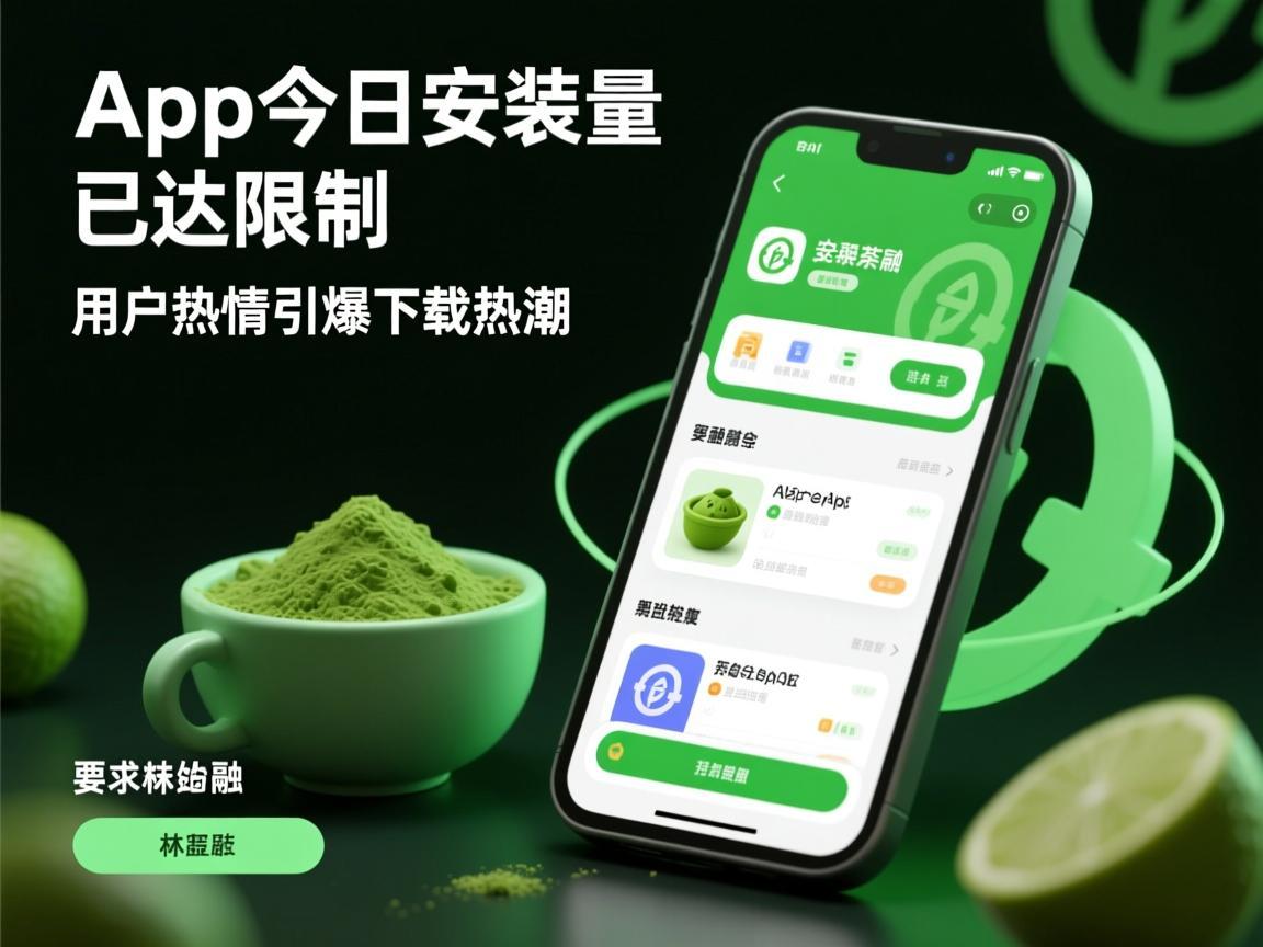 抹茶App今日安装量已达限制，用户热情引爆下载热潮