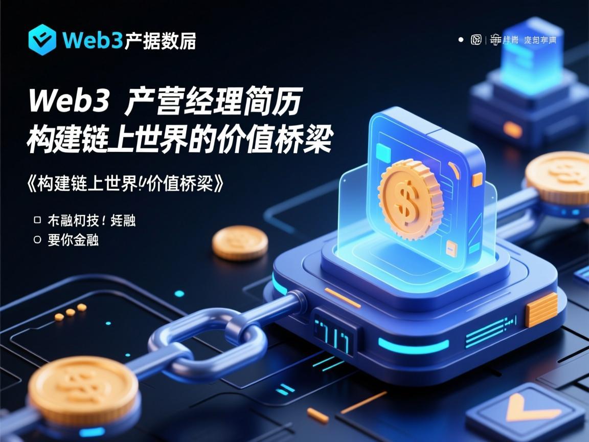 Web3数据产品经理简历，构建链上世界的价值桥梁