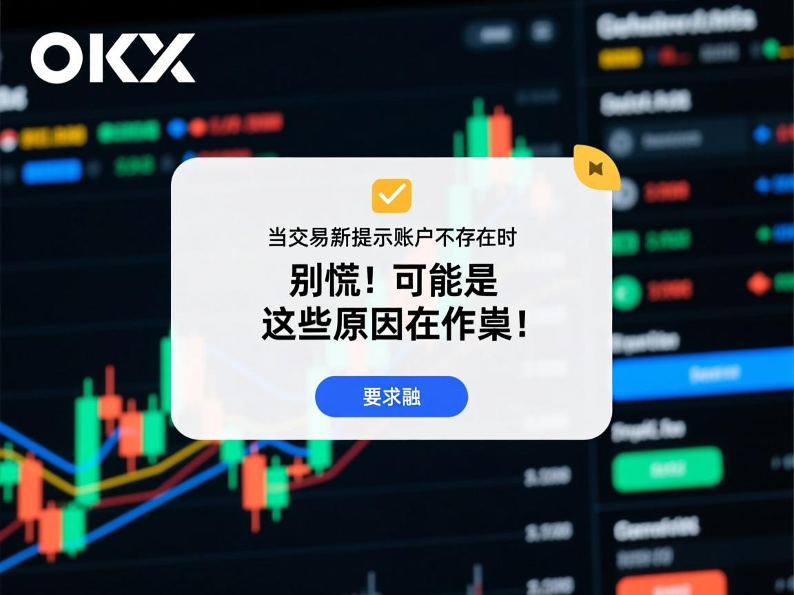 当OKX交易所提示账户不存在时，别慌！可能是这些原因在作祟