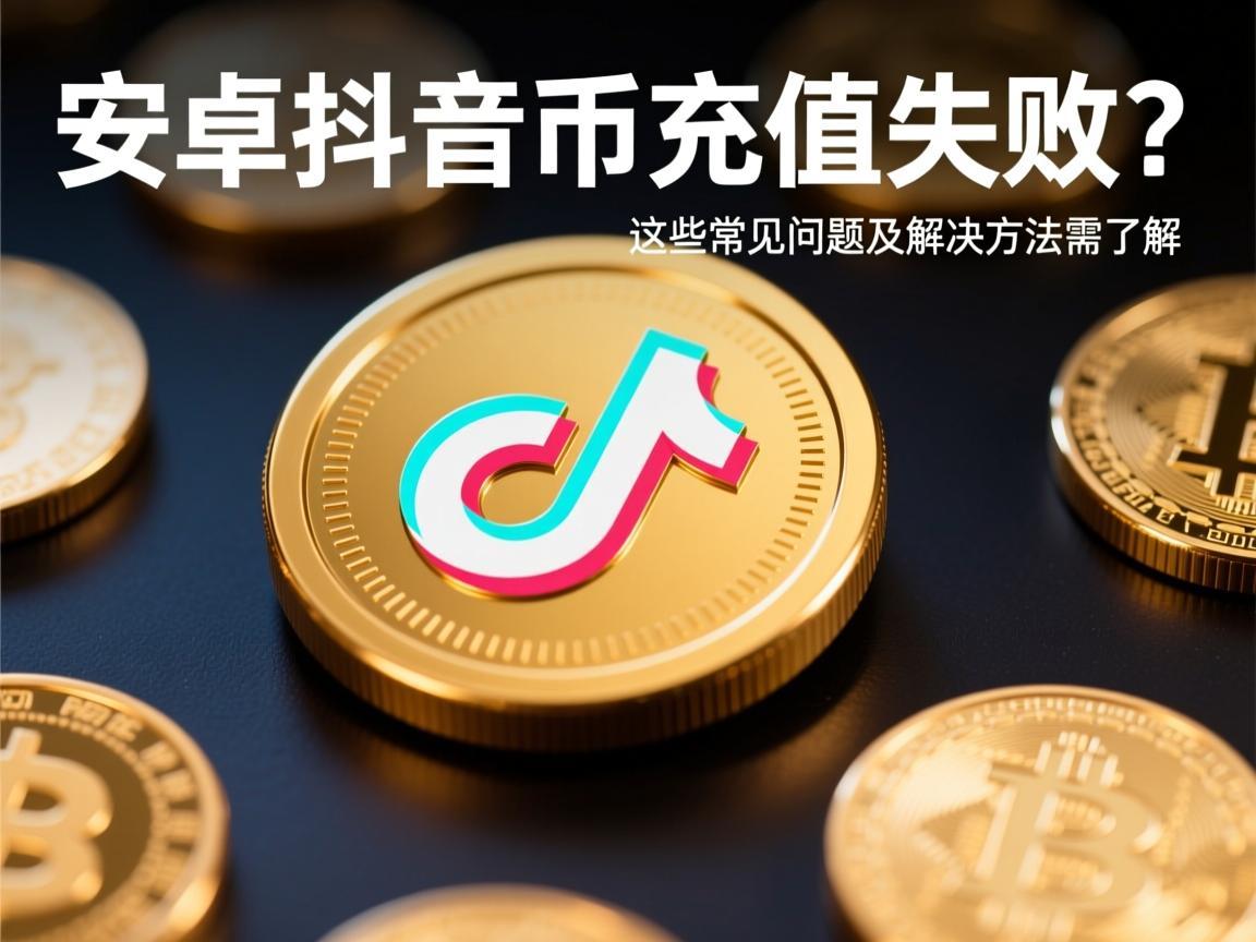 安卓抖音币充值失败 这些常见问题及解决方法需了解