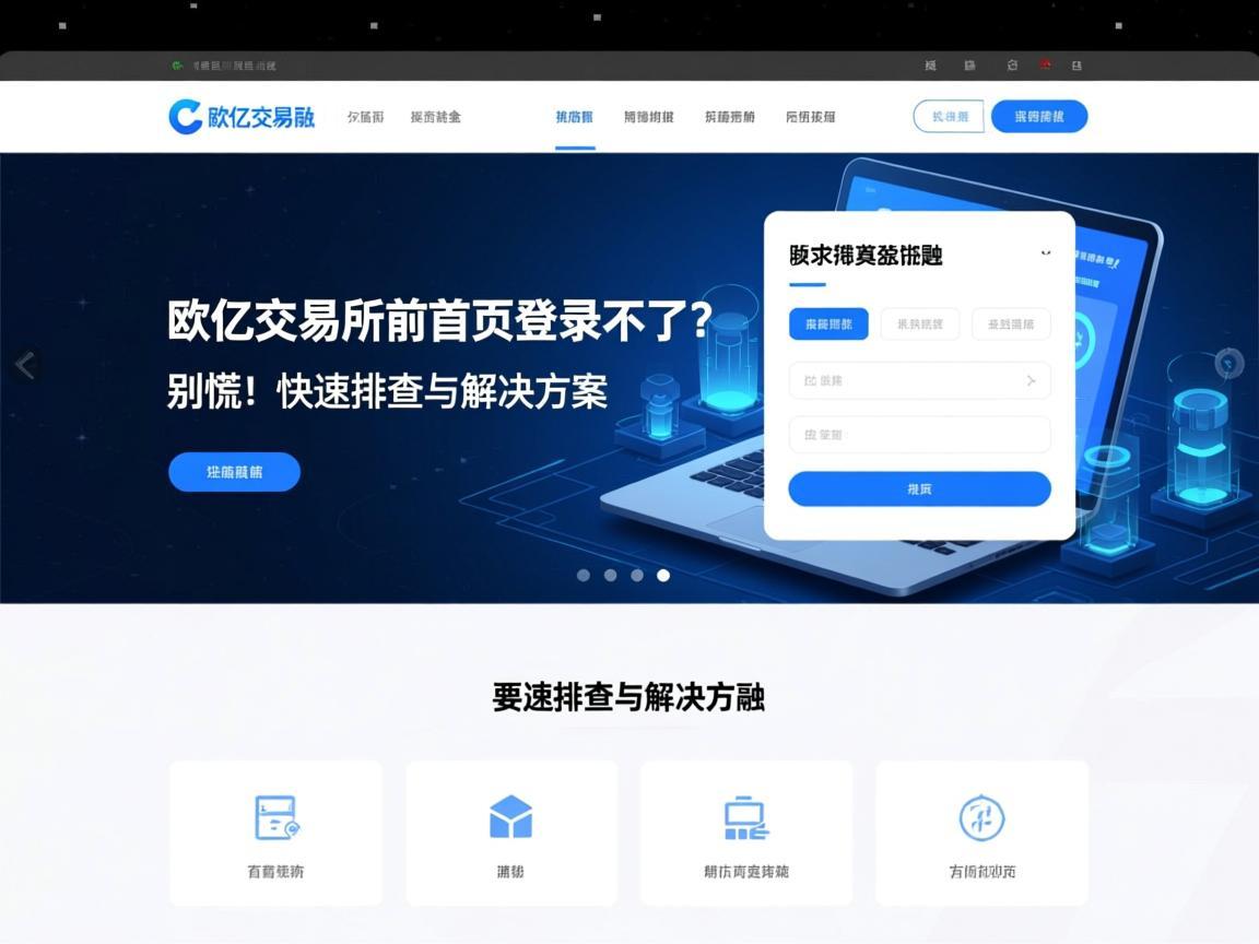 欧亿交易所网站首页登录不了 别慌！快速排查与解决方案