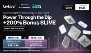 2025年最值得购买的加密货币：LivLive（$LIVE）是真正的潜力股，而以太坊（ETH）和WLFI面临重大挑战