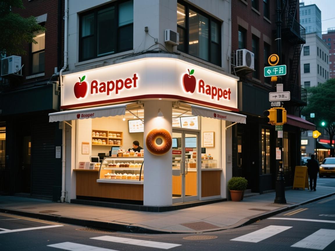 城市转角的小确幸，欧苹果贝果甜品店