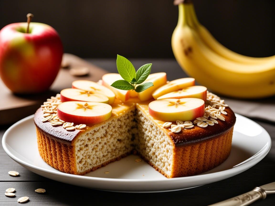 晨间序曲，苹果香蕉燕麦欧蛋糕的温柔唤醒