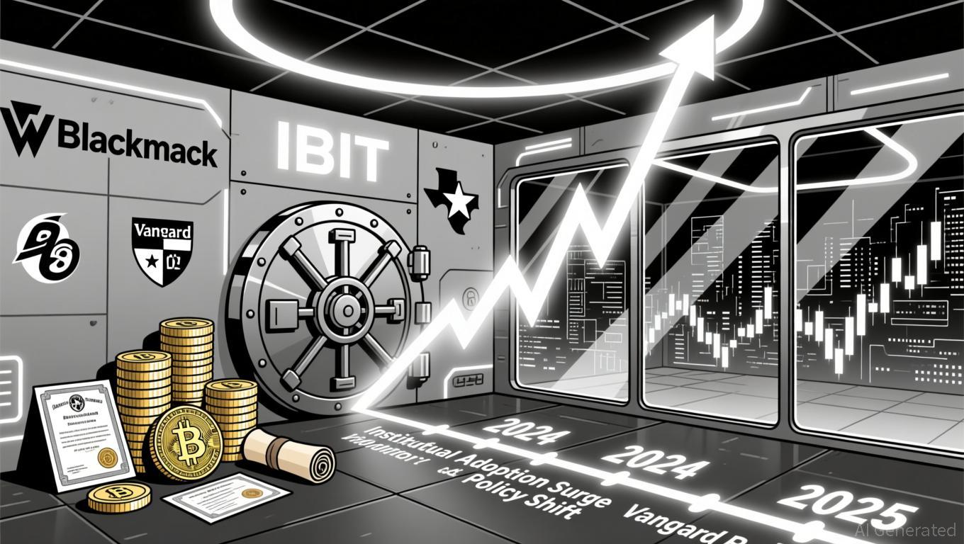 机构比特币革命：贝莱德的ETF主导地位和先锋集团的政策转变如何催化主流市场接受度