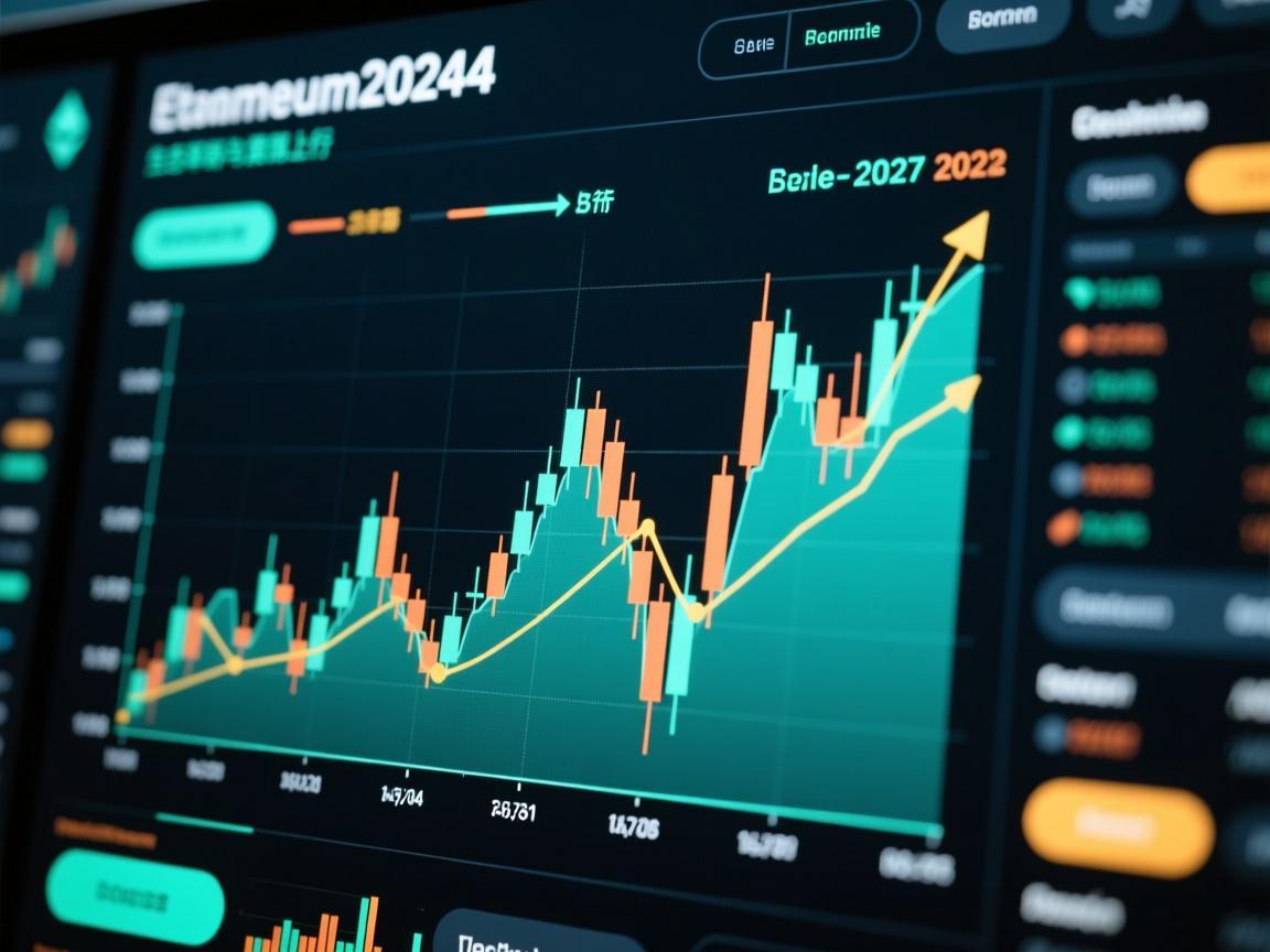 以太坊2024年价格走势图，在生态革新与市场博弈中震荡上行