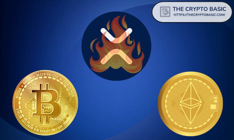 XRP 抢尽风头，成交额达 6300 万美元，而比特币和以太坊市值蒸发超过 10 亿美元。