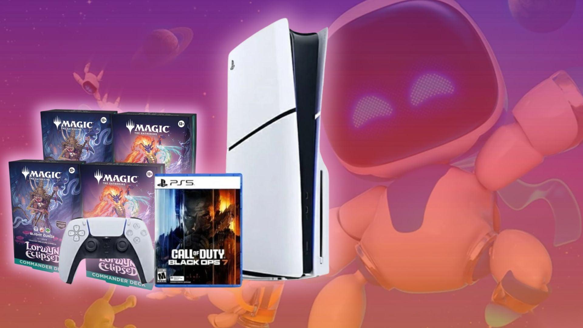 今日特惠 购买 PS5 Slim 光驱版 与 黑色行动 7 立减 149.99 美元