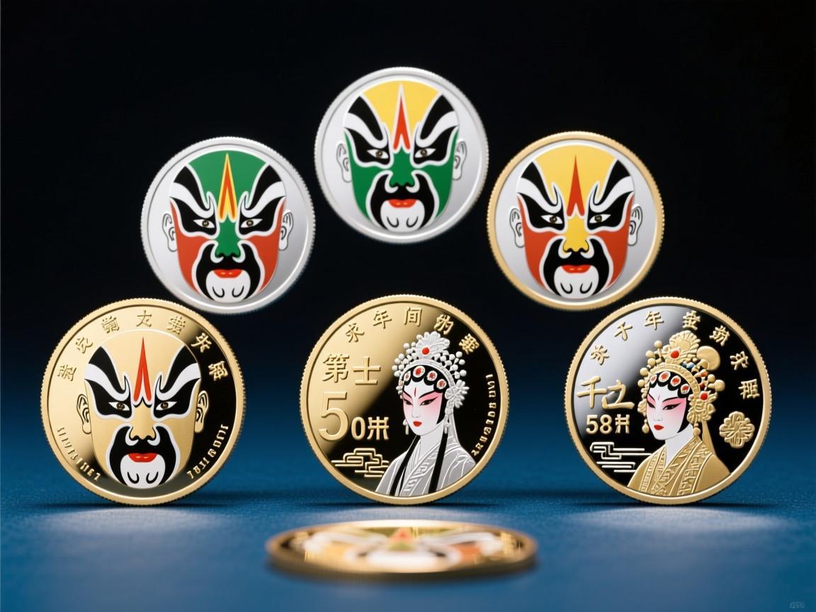 方寸间的千年戏韵，脸谱纪念币第三组5安士赏析