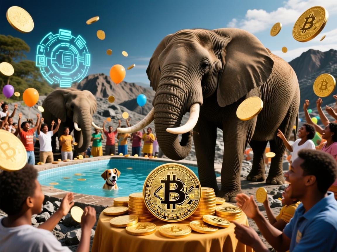 大象矿池送狗狗币，一场社区狂欢与价值共享的盛宴