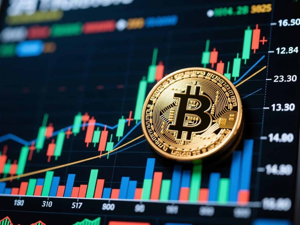 比特币二月价格走势图，震荡中的多空博弈与市场情绪映射