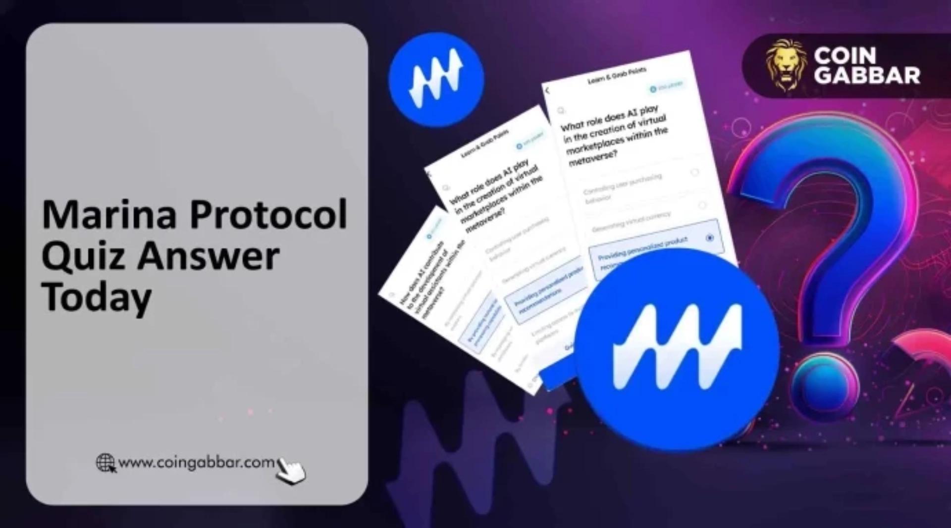 Marina Protocol每日问答 2026年1月6日：赢取金币