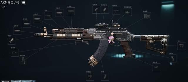 三角洲行动s8全面战场AKM改枪方案