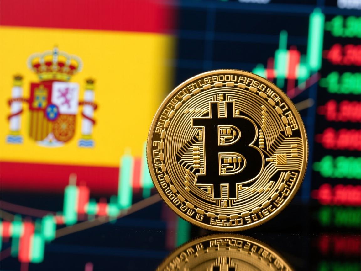 西班牙币与比特币最新价格动态，市场分化下的机遇与风险