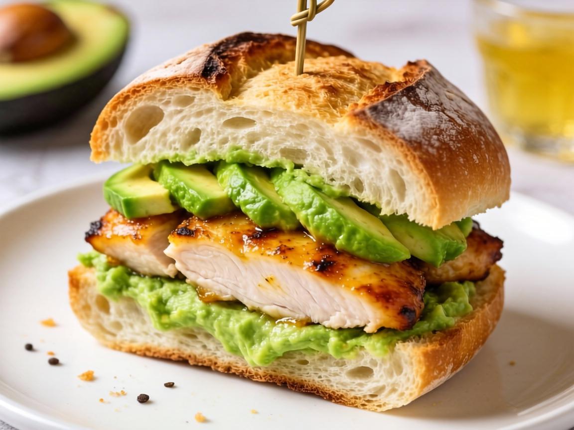 牛油果熏鸡欧包合易仓——健康美味的完美融合