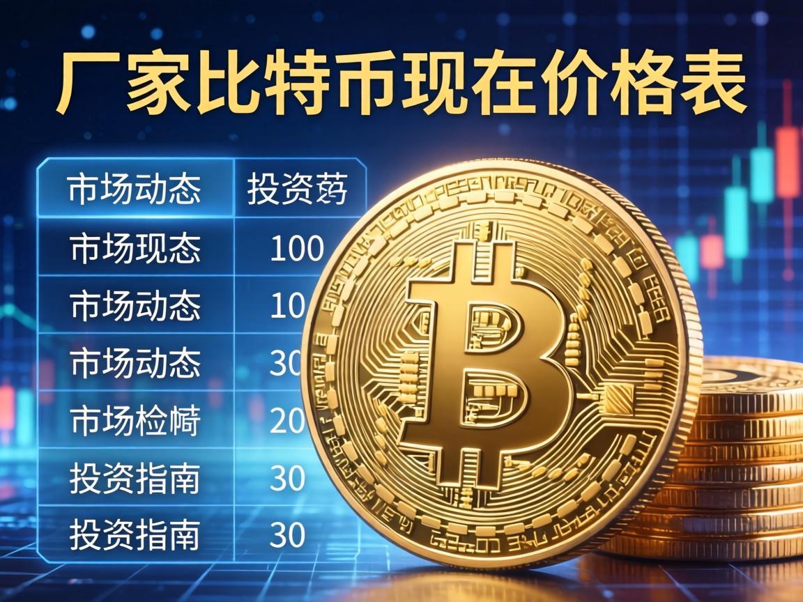 厂家比特币现在价格表，市场动态与投资指南