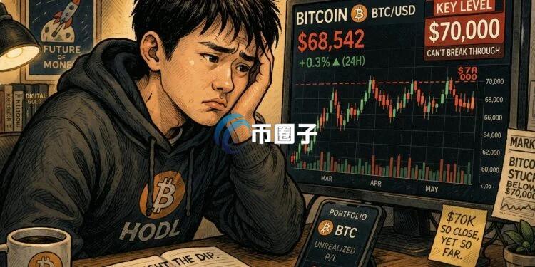 Glassnode链上资料显示：比特币在6 7万美元出现积累讯号 但力度尚不足