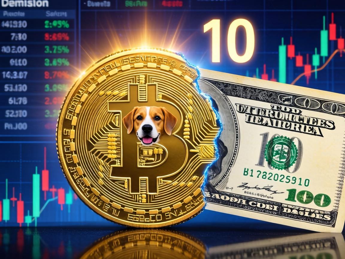 狗狗币突破10美元大关，加密货币市场的新里程碑