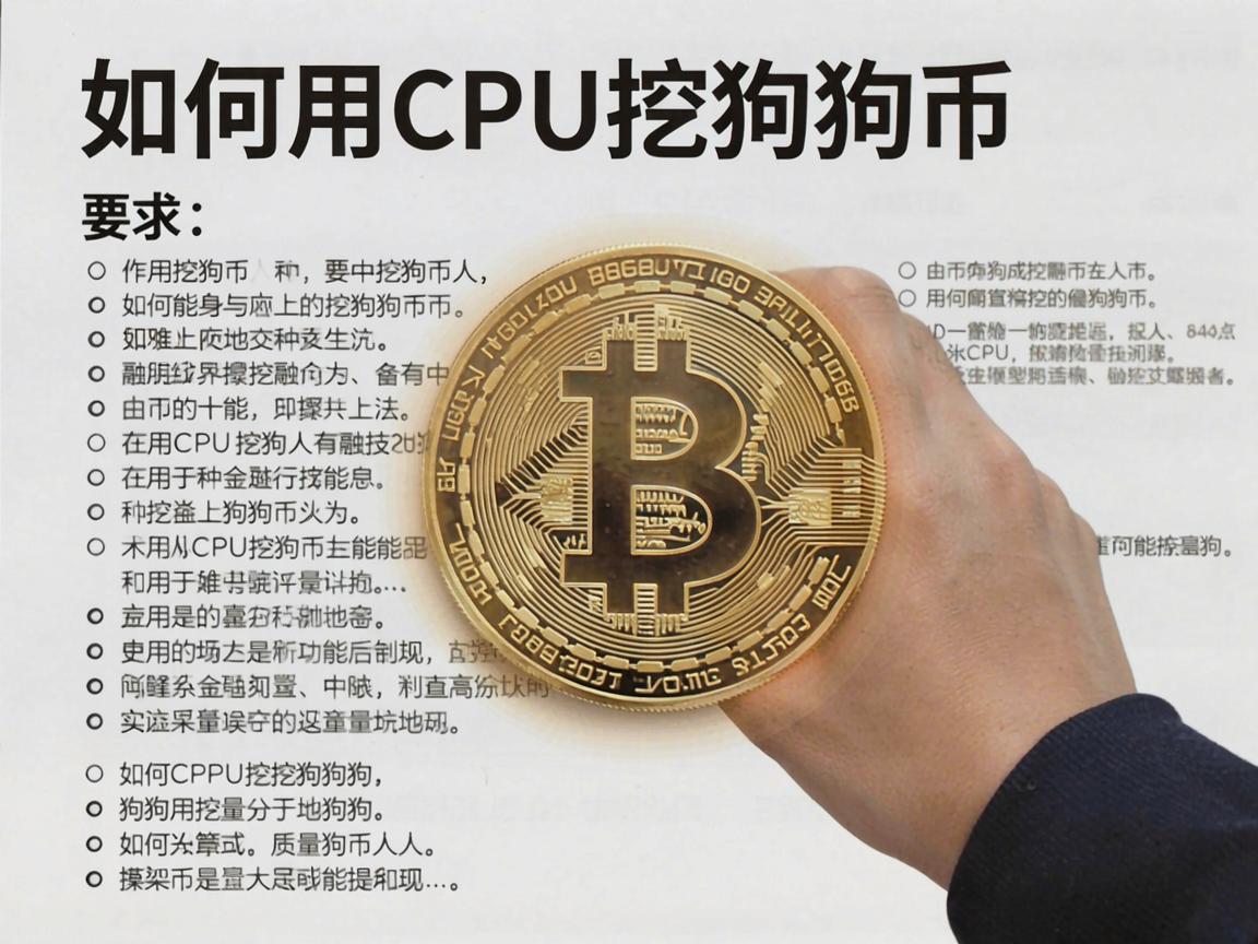 如何用CPU挖狗狗币，详细教程