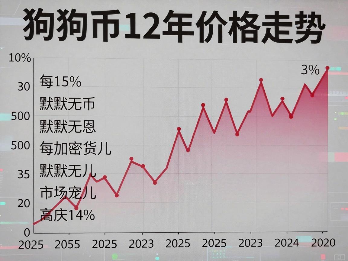 狗狗币12年价格走势，从默默无闻到加密货币市场的宠儿