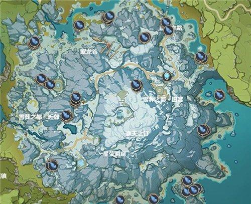 原神全地图特产矿物点位大全 各地图特产矿物点位在哪
