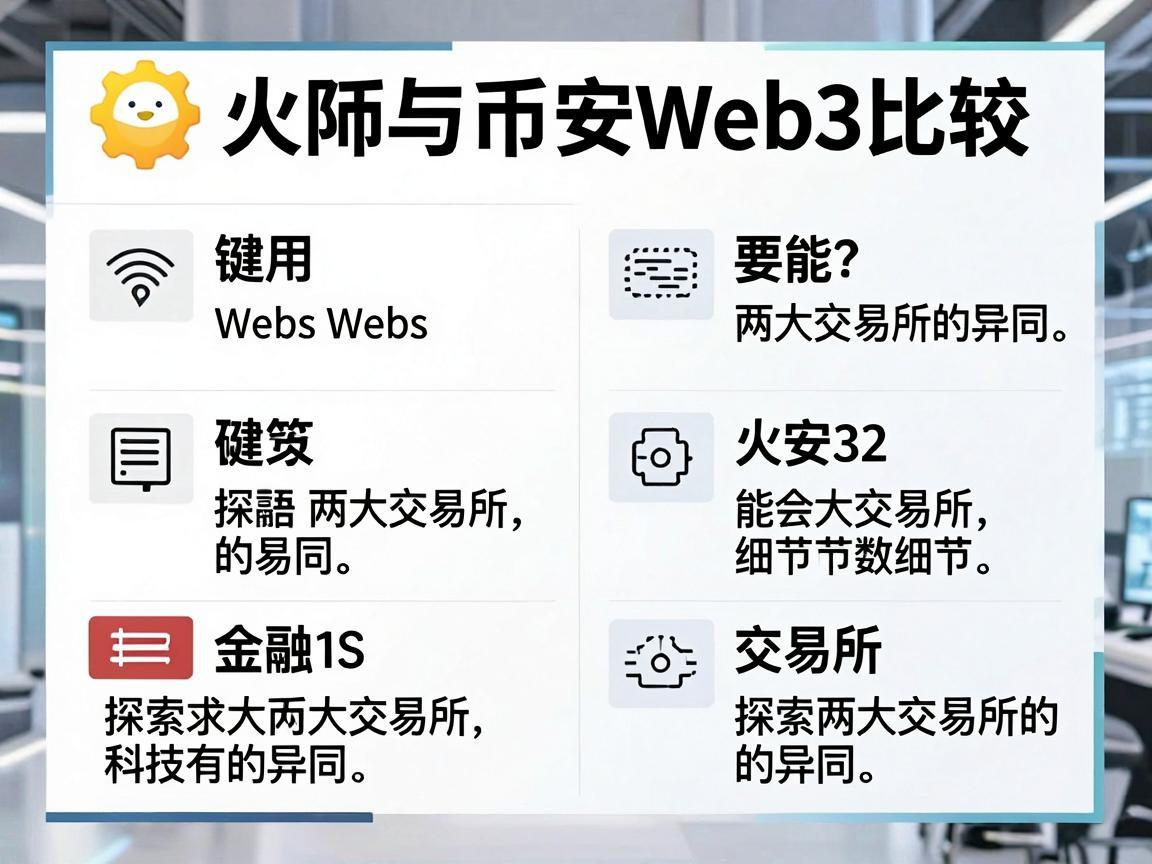 火币与币安Web3比较，探索两大交易所的异同