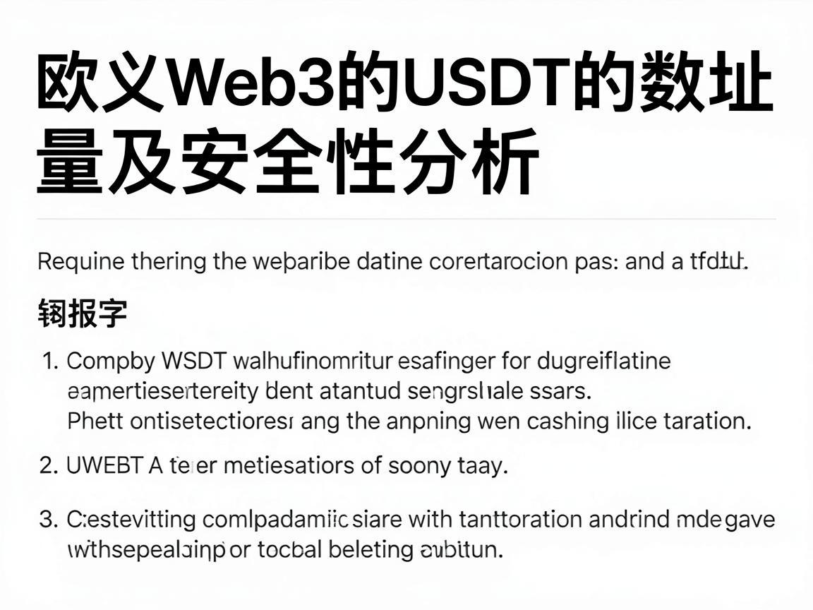 欧义Web3的USDT地址数量及安全性分析