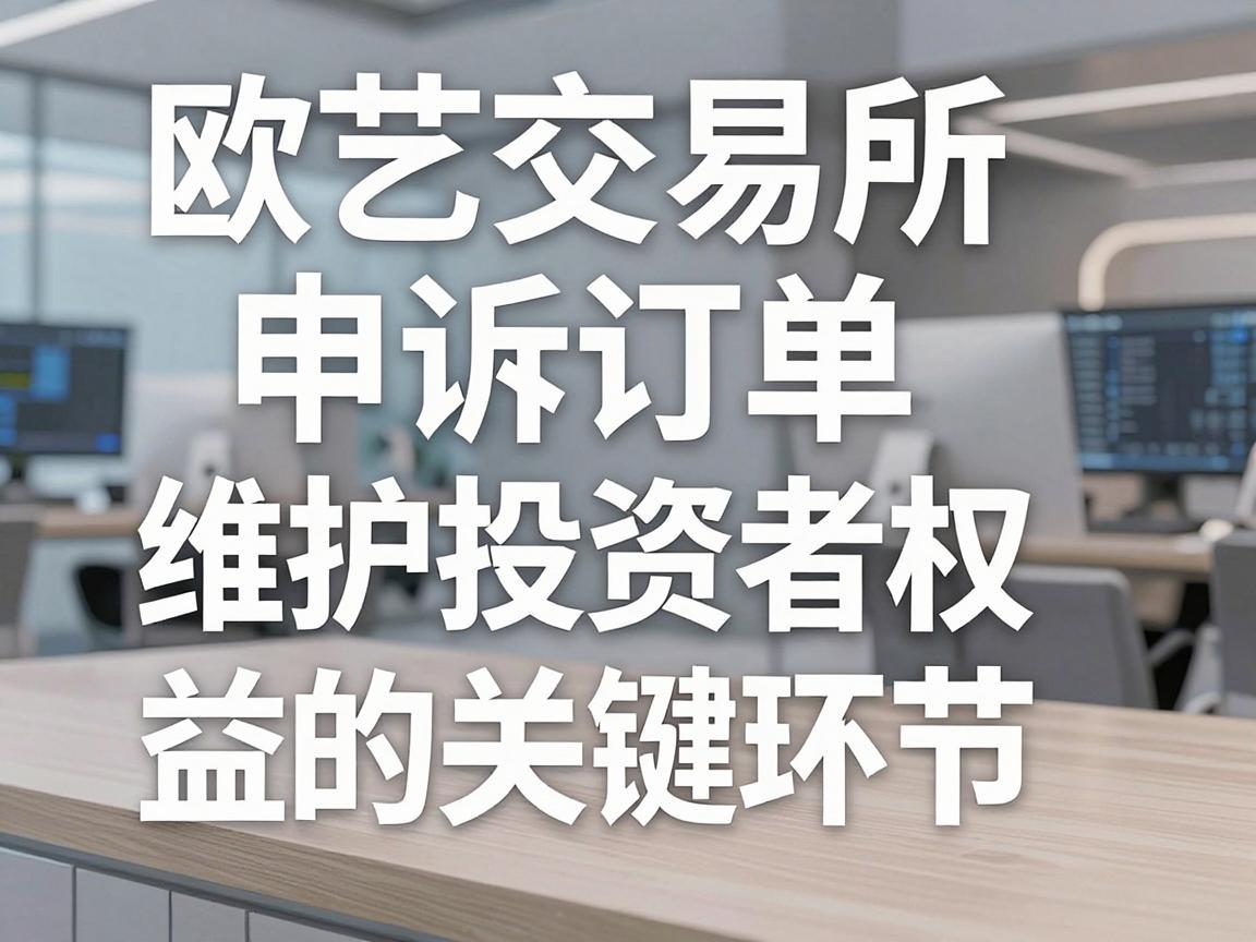 欧艺交易所申诉订单，维护投资者权益的关键环节