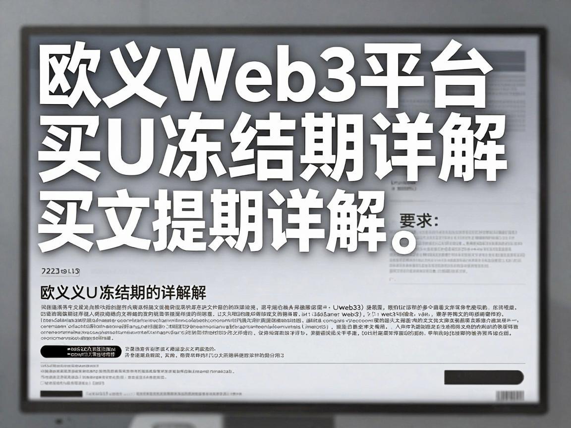 欧义Web3平台买U冻结期详解