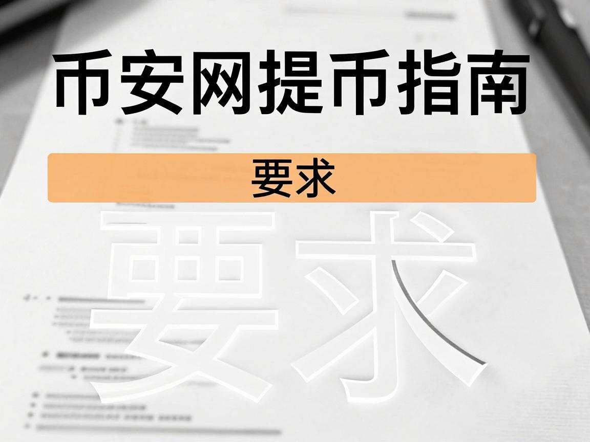 币安网提币指南