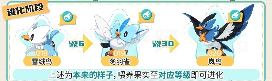 洛克王国世界岚鸟进化条件