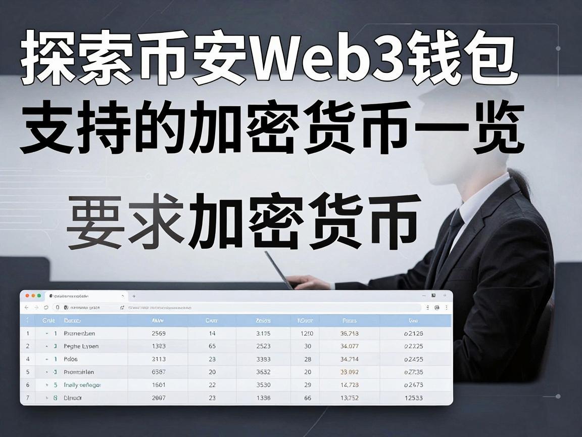 探索币安Web3钱包，支持的加密货币一览