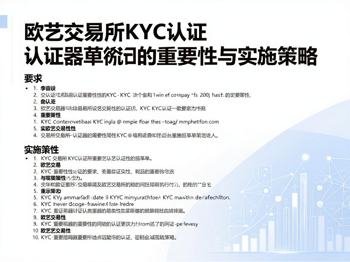 欧艺交易所KYC认证的重要性与实施策略
