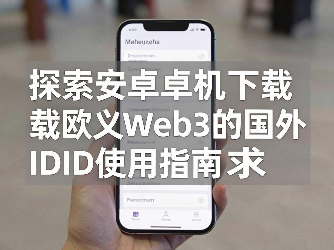探索安卓手机下载欧义Web3的国外ID使用指南