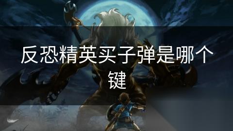 反恐精英买子弹是哪个键