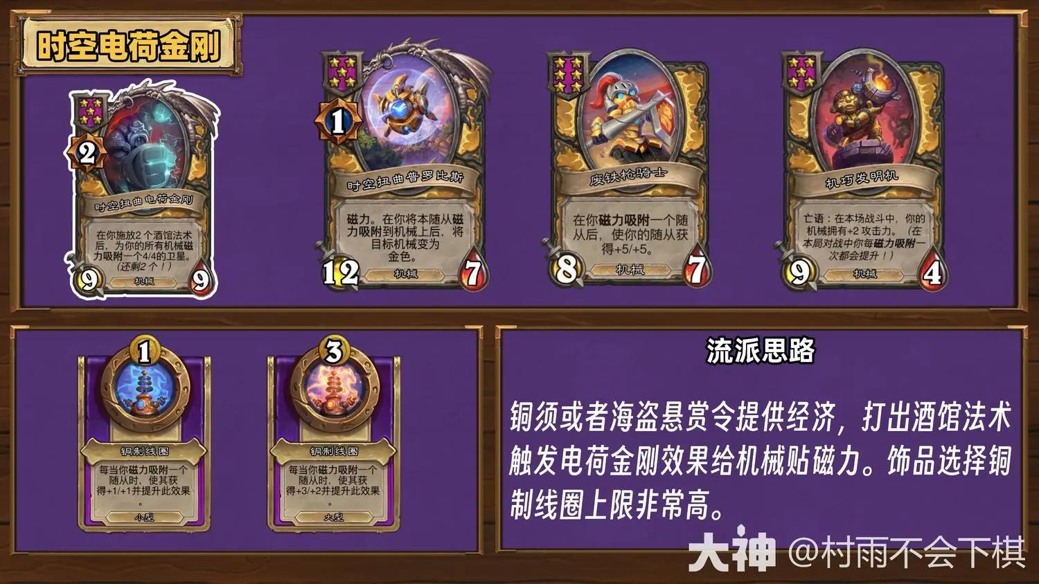 炉石传说35.6.2酒馆战棋时空电荷金刚玩法攻略