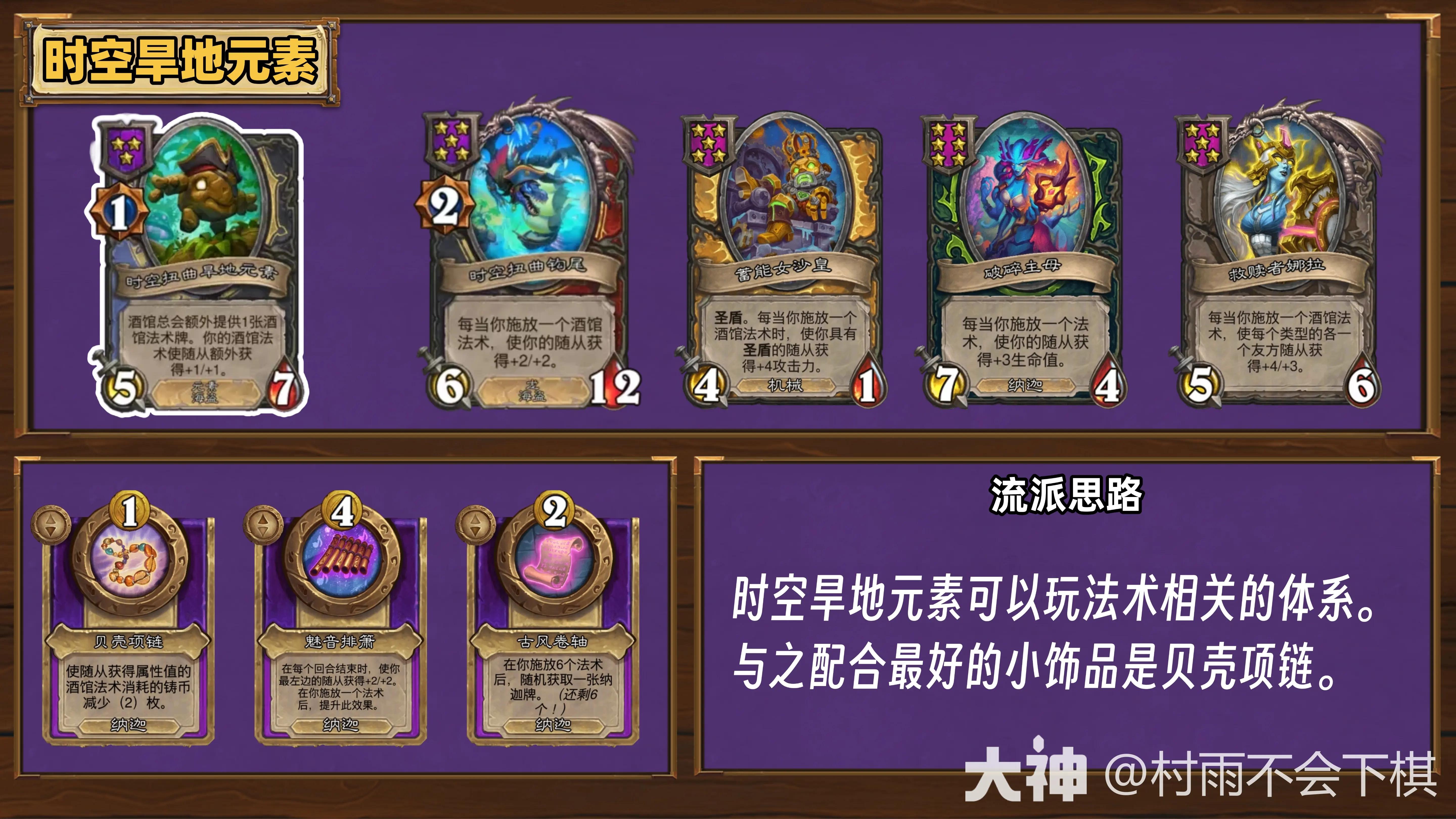 炉石传说35.6.2酒馆战棋时空旱地元素玩法攻略