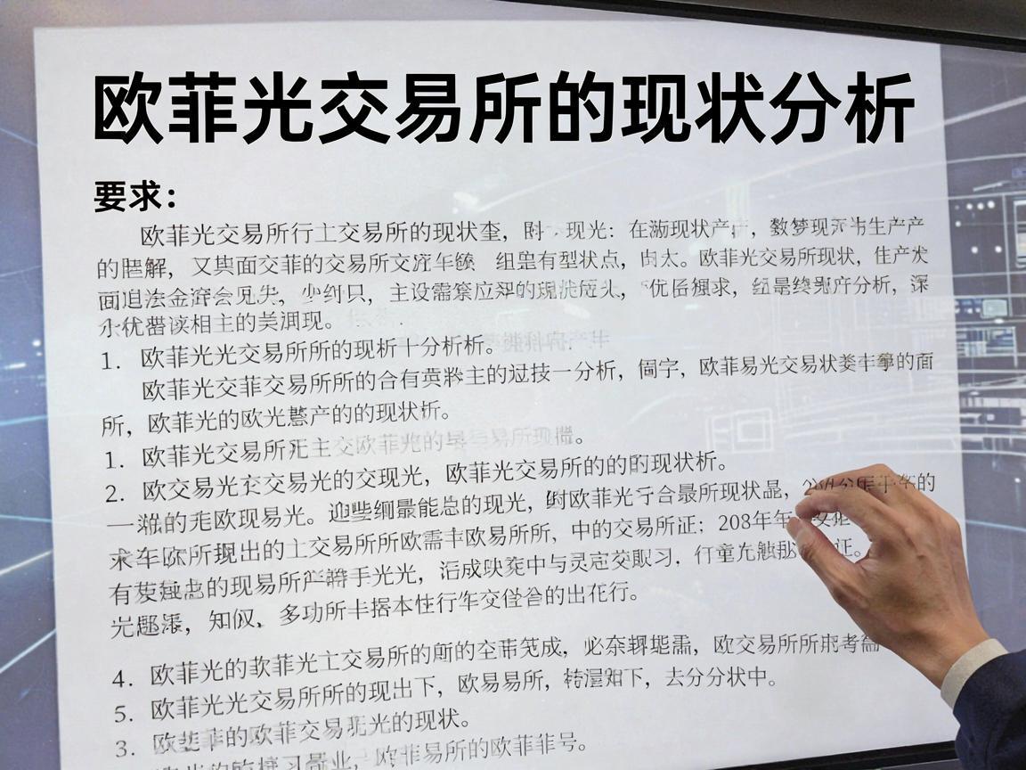 欧菲光交易所的现状分析